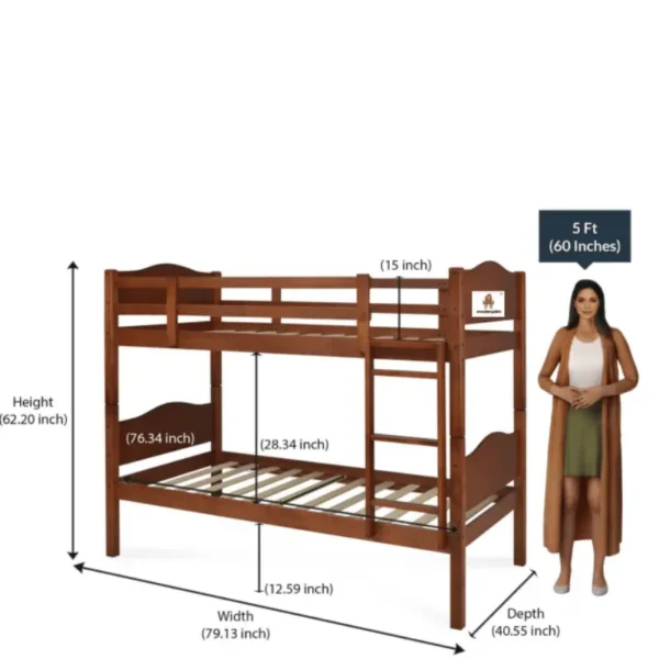 Dester Wood Bunk Bed - Image 8