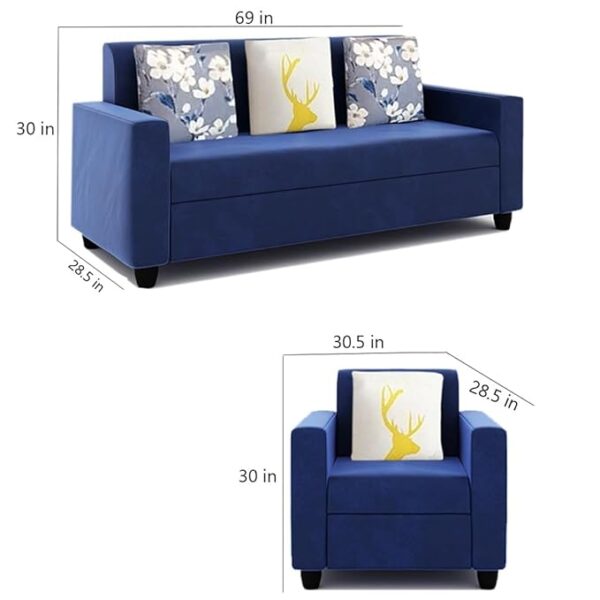 Hinema Plain Sofa Set - Image 5