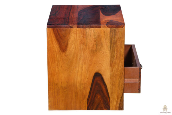 Minial wooden bedside table - Image 3