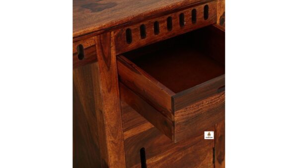 Bogus Study Table (Honey Finish) - Image 5