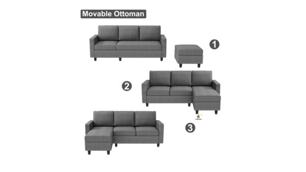 Greyswo L Shape Sofa - Image 5