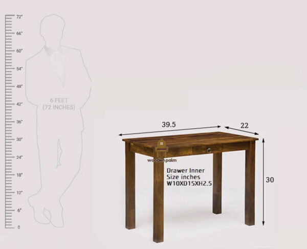 Shedra 4 seater Dining Table - Image 3