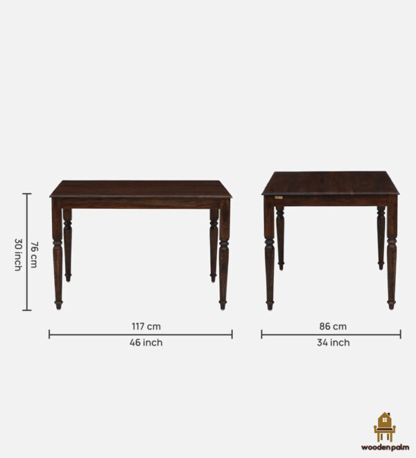 Beibly 4 seater Dining Table - Image 7