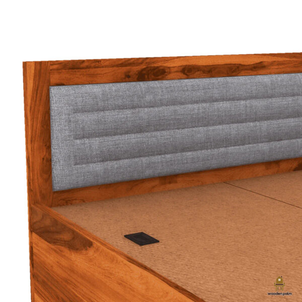 Cousla Sheesham Wood Bed With Box Storage (King Size) - Image 5