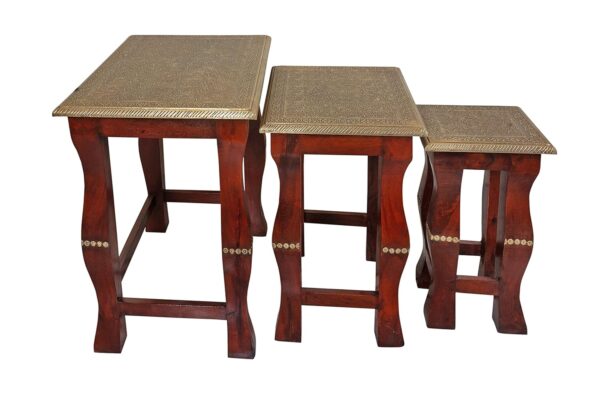 Wooden Nesting Stool - Image 2