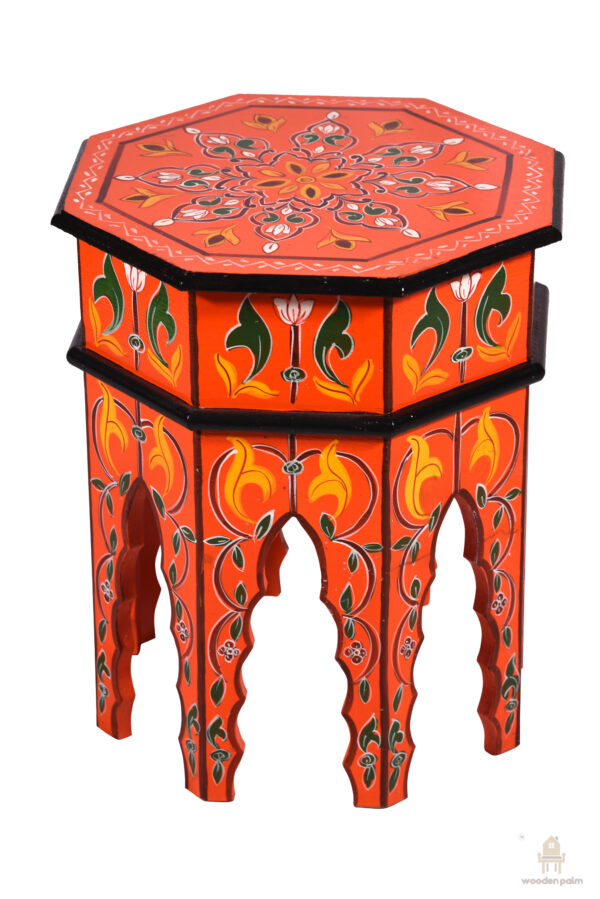 Wooden Nesting Stylish Stool - Image 3