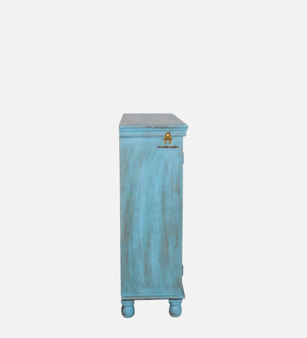 Flowdre Chest of Drawers , Sideboard In Scratch Resistant Blue Distress Finish - Image 6