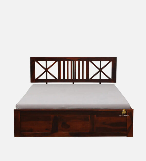 Slabeng Sheesham Wood Bed With Box Storage (King Size) - Image 3