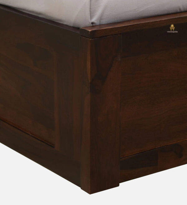 Clousflam Sheesham Wood Bed With Box Storage (Queen Size) - Image 7