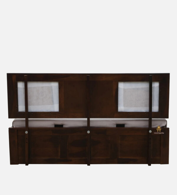 Clousflam Sheesham Wood Bed With Box Storage (Queen Size) - Image 6