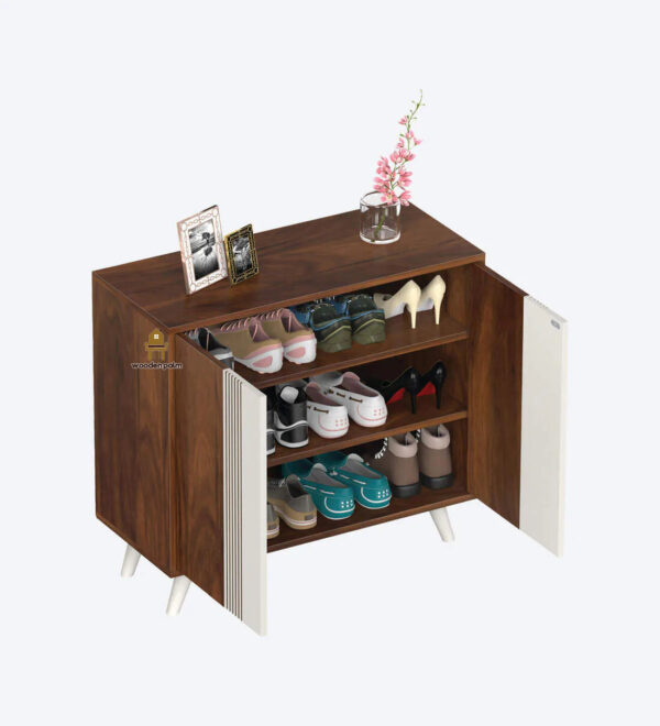 Silva Dual Tone Wooden Shoe Racks - Image 4