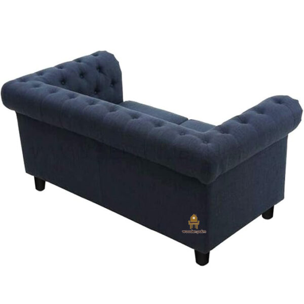 Heinrich 2 seater sofa (Cotton , Blue) - Image 2