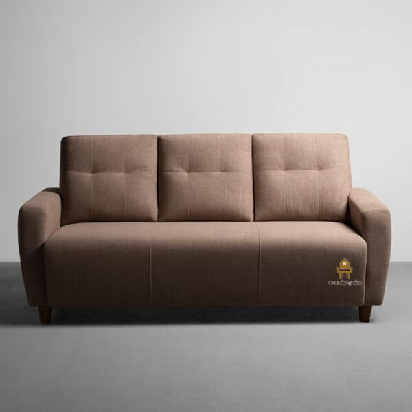 Meriam 3 seater sofa (Brown) - Image 3