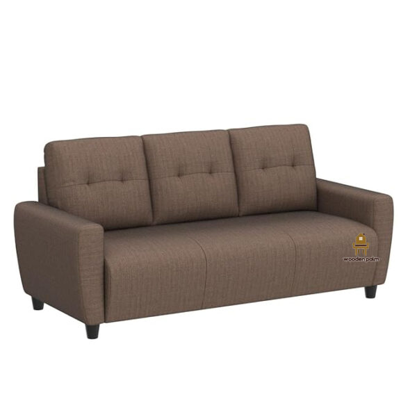 Meriam 3 seater sofa (Brown) - Image 2