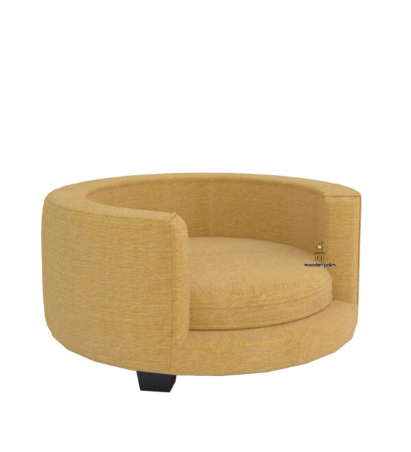 Orogus 1 Seater Wooden Sofa - Image 4