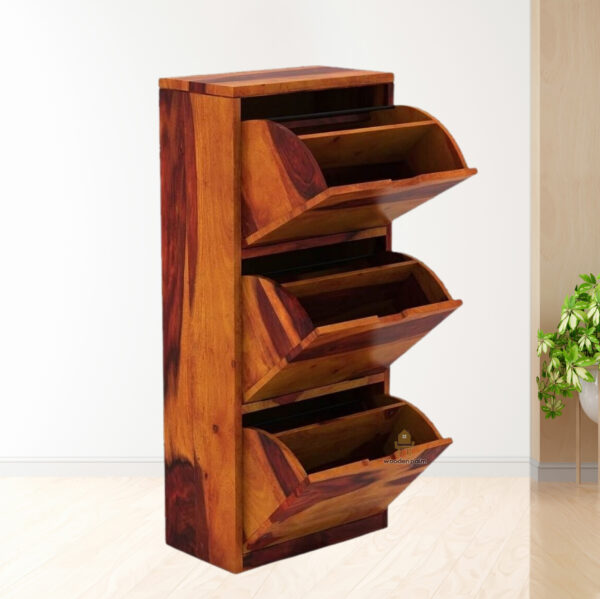 Veila Sheesham Wood Shoe Racks - Image 7