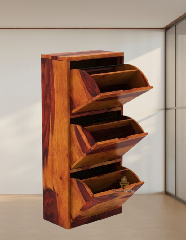 Veila Sheesham Wood Shoe Racks