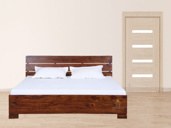 Pattas Sheesham Wood Bed With Box Storage (Queen Size) - Image 13