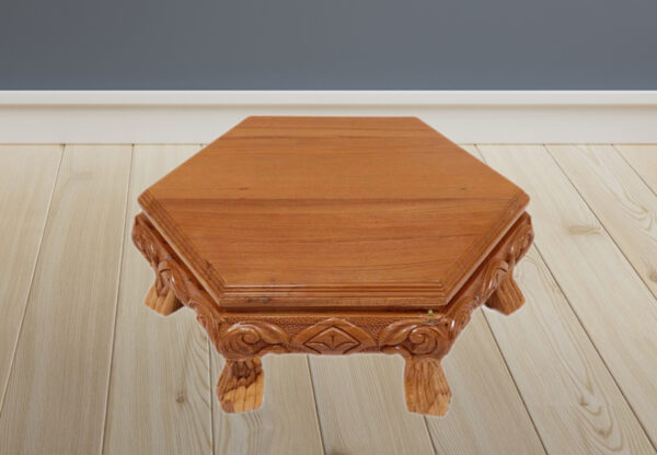 Mango Wood Carved Bajot