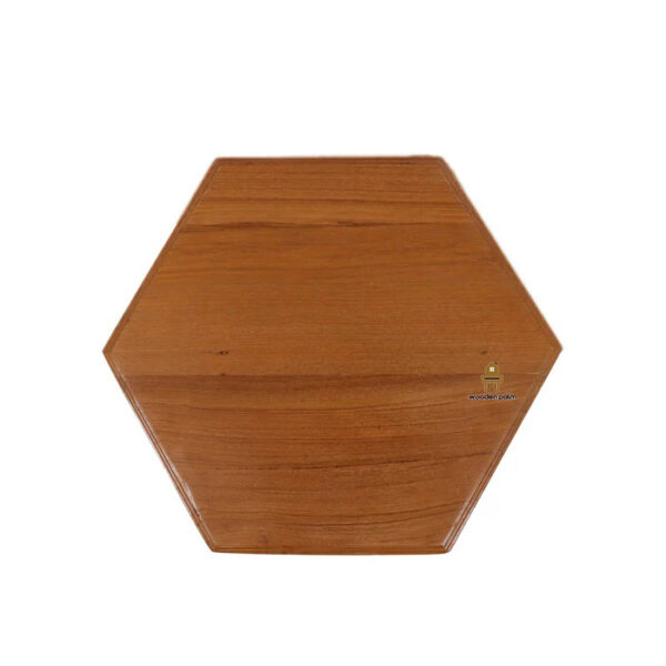 Mango Wood Carved Bajot - Image 4