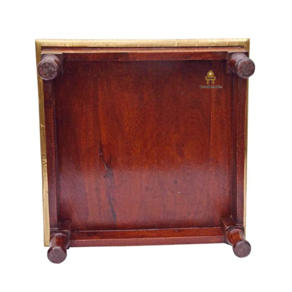 Wooden Corner Brass Bajot - Image 4