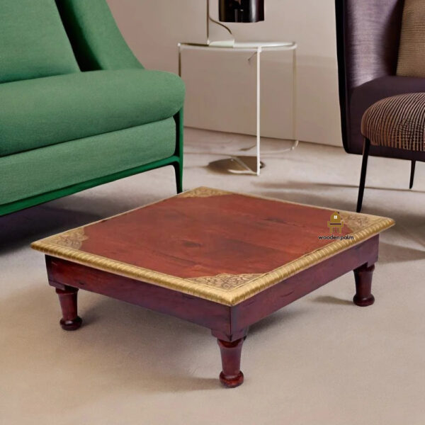 Wooden Corner Brass Bajot - Image 2