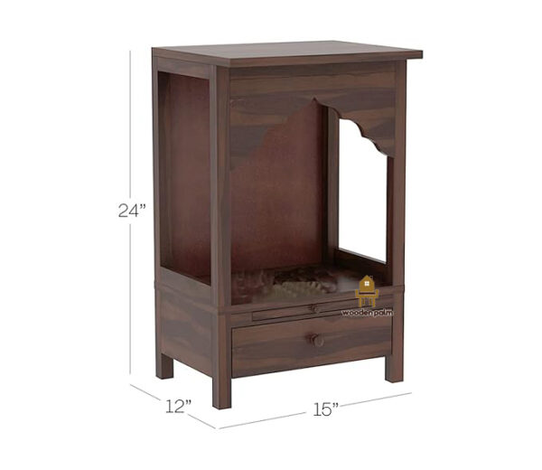 Itivrr Home Temple (Walnut Finish) - Image 7