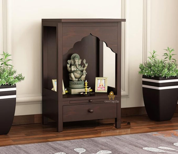 Itivrr Home Temple (Walnut Finish)