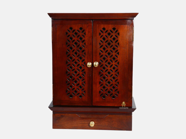 Jiglaw Sheesham wood Home Temple (Honey oak Finish) - Image 6