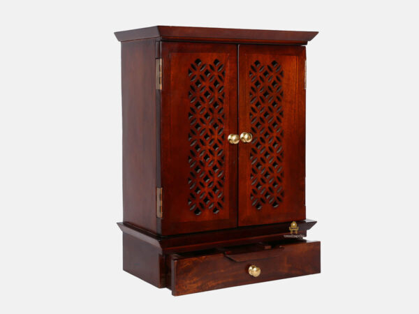 Jiglaw Sheesham wood Home Temple (Honey oak Finish) - Image 5