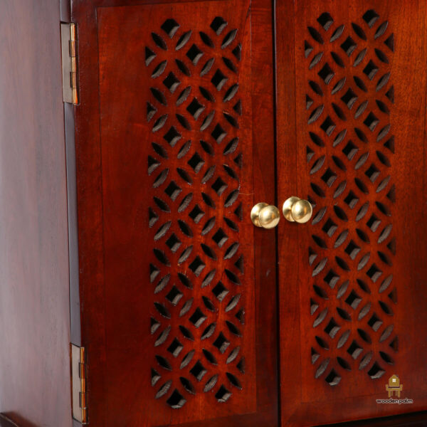 Jiglaw Sheesham wood Home Temple (Honey oak Finish) - Image 7