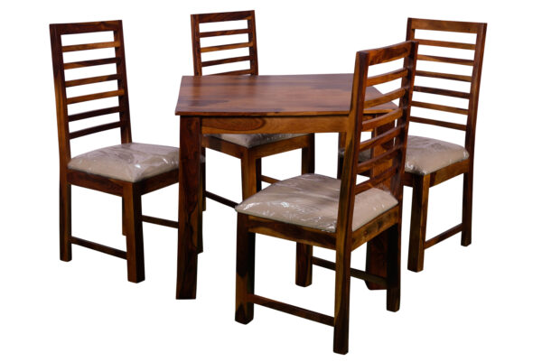 Hollow 4 seater Dining Table Set - Image 5