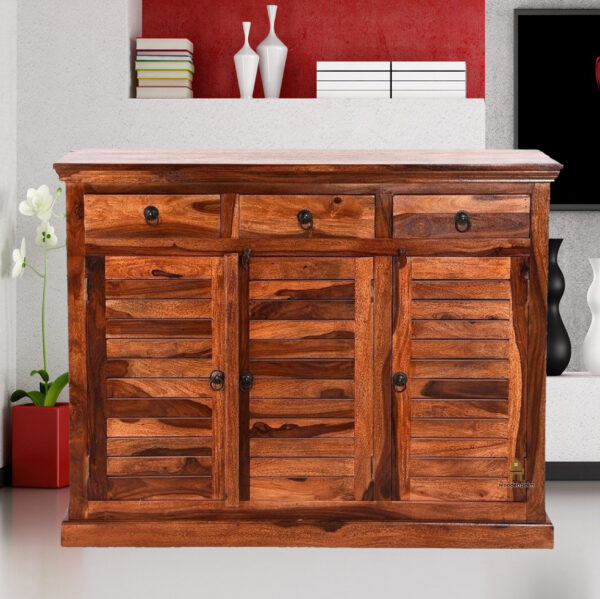 Spran Sheesham Wood Sideboard and Cabinet