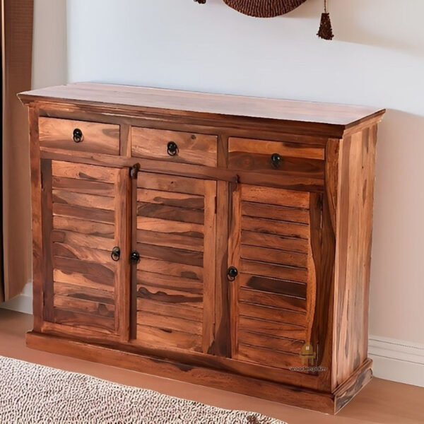 Spran Sheesham Wood Sideboard and Cabinet - Image 2