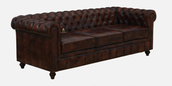 Buttock 3 Seater Leather Sofa