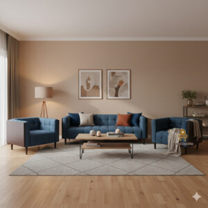Lora Sheesham wood sofa set for Living Room